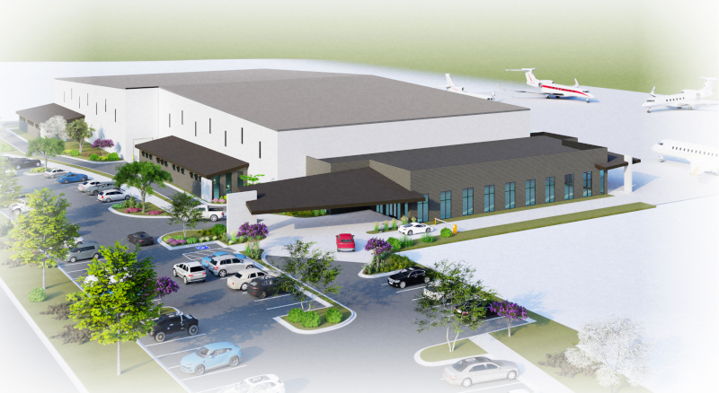 Modern Aviation Apa Architectural Rendering Of The New Facility 800